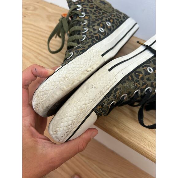 Converse Chuck Taylor Pro All Star Air Zoom Leopard Men's 7 Women's 9 - Picture 5 of 10